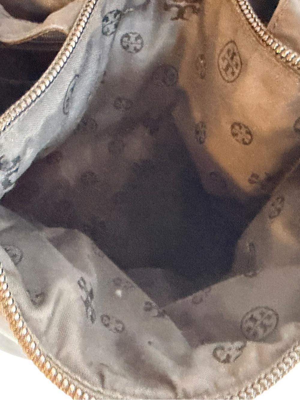 Tory Burch Scout Black Nylon Work Tote Crossbody Gold Hardware w/ TB Dust Cover - Picture 15 of 16